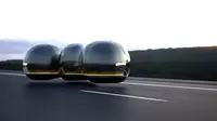 Float Concept mobil gelembung karya mahasiswa. 