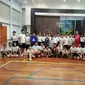 Bintang-bintang Srikandi Cup Berbagi Ilmu kepada Pelajar Pekanbaru (ist)