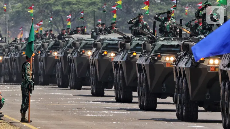 Deretan Alutsista Dipamerkan di HUT ke-74 TNI