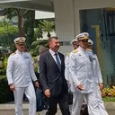 Prabowo Terima Perwakilan AL Italia Antar Kapal Induk Pertama Indonesia