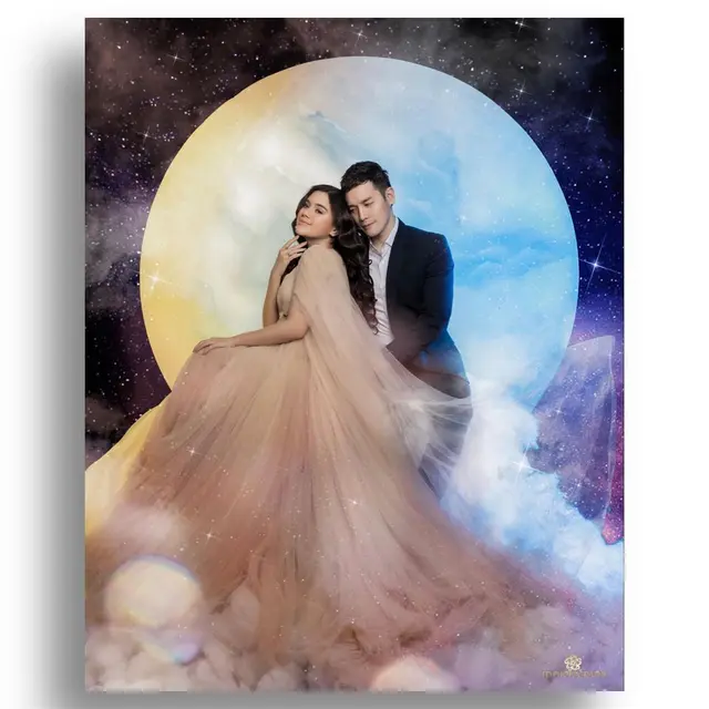 6 Gaya Maternity Shoot Audi Marissa dan Anthony Xie Bertema Bulan, Romantis