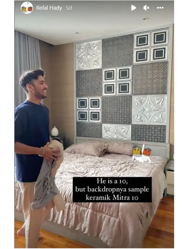 9 Potret Isi Rumah Refal Hady Bergaya Vintage dengan Nuansa Kekinian, Bikin Betah