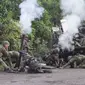 Tentara Filipina saat melaksanakan operasi militer di Maguindanao (3/7/2018) (Armed Forces of the Philippines)