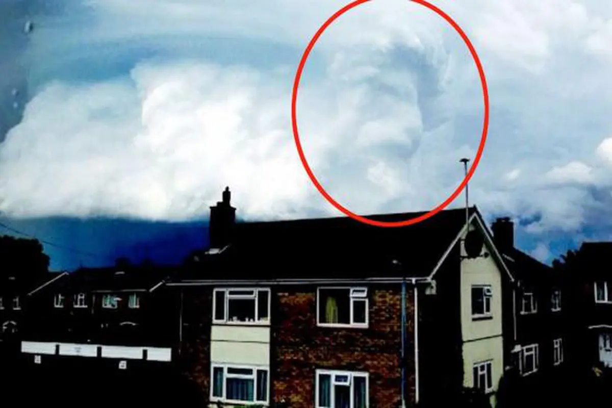 Awan unik berbentuk Lion King.