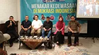 Diskusi yang dihadiri tim BPN Prabowo-Sandi dan TKN Jokowi-Ma'ruf. (Liputan6.com/ Putu Merta Surya Putra)