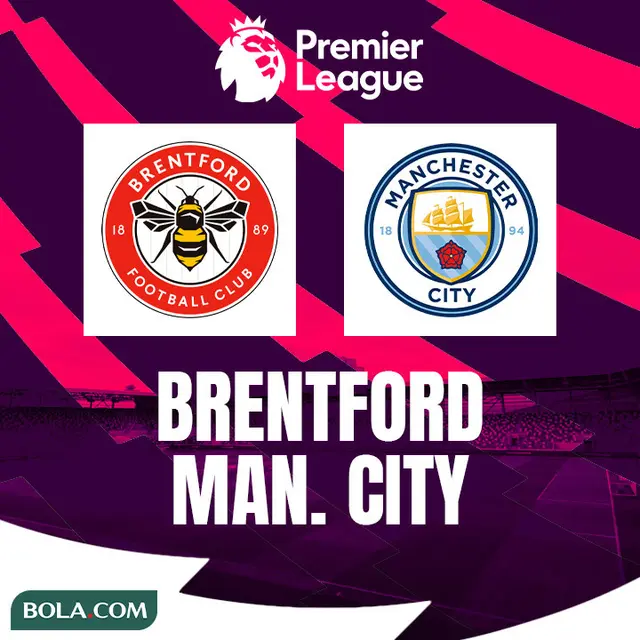 Premier League - Brentford Vs Manchester City