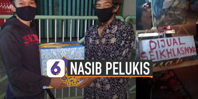 VIDEO: Viral Pelukis Jual Lukisan Seikhlasnya