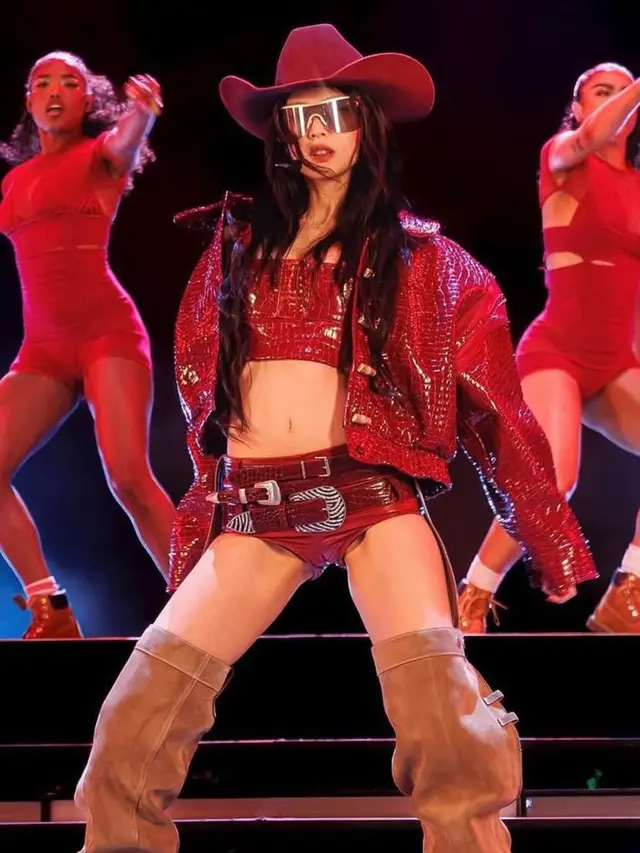 Jennie Blackpink di Panggung Coachella.