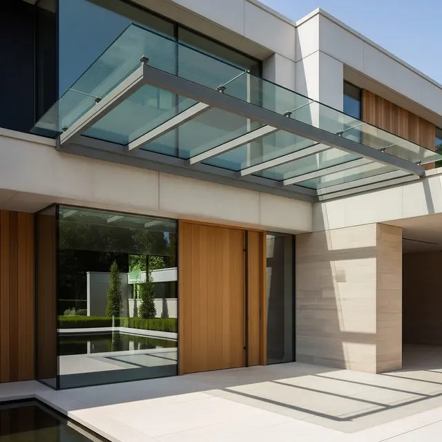 Model Rumah Minimalis Atap Transparan Sebagian
