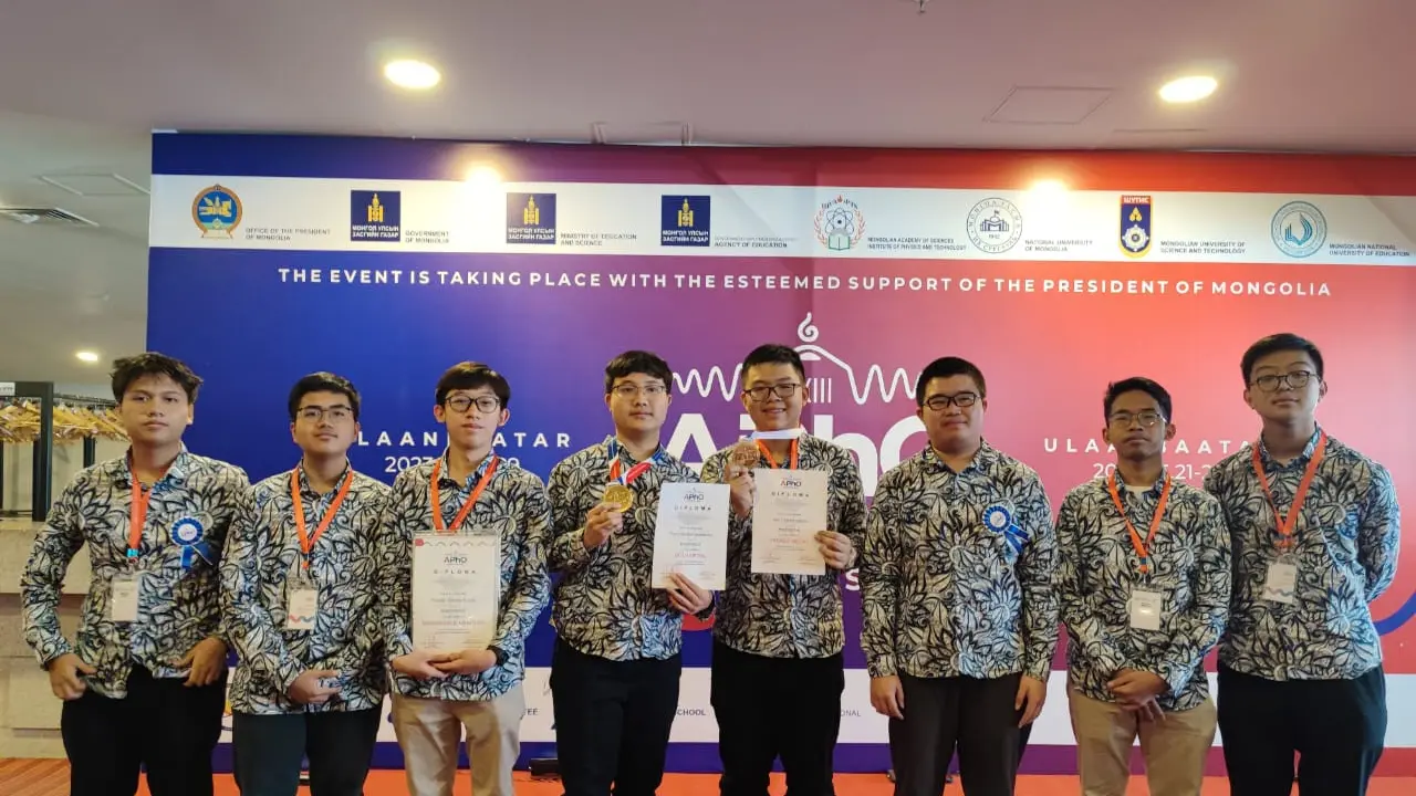 Siswa Indonesia Raih Medali Emas di Asian Physics Olympiad 2023