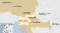 Slovenia menjadi jalur utama bagi para migran setelah Hungaria menutup perbatasannya pada Jumat 16 Oktober malam.