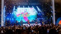 Konser musik Yura Yunita di acara opening Polytron Festival 2025. (dok. Polytron)