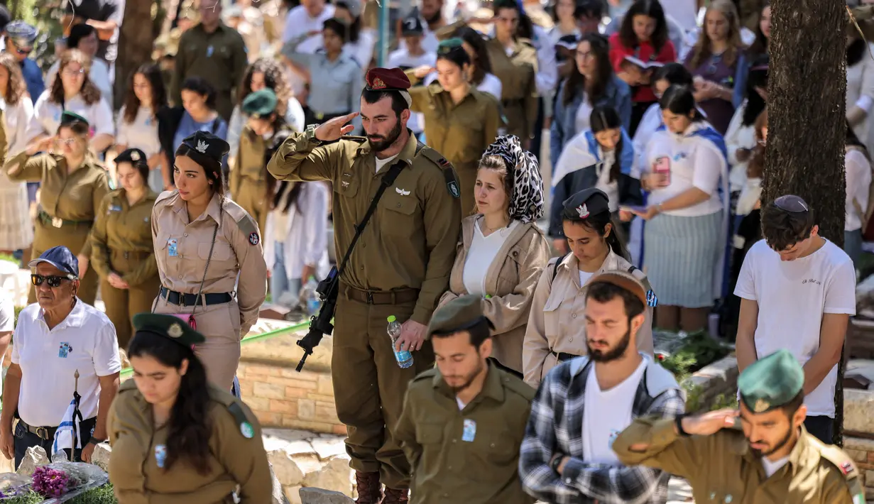 Israel telah enam kali berperang dengan negara-negara Arab tetangganya, memerangi dua pemberontakan Palestina dan mengalami sejumlah serangan militan yang mematikan sejak didirikan pada tahun 1948. (AFP/MENAHEM KAHANA)