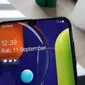 Tampilan desain Infinity U pada Galaxy A50s (Liputan6.com/ Agustin Setyo W)