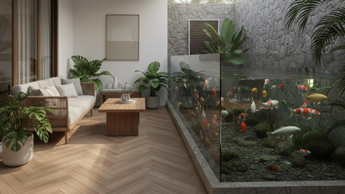 8 Model Teras Rumah Dekat Kolam Ikan, Hunian Segar dan Estetik di 2026