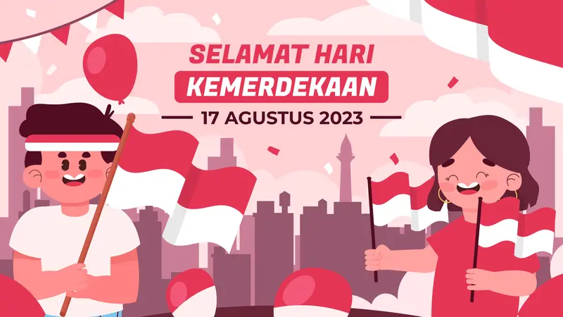 Ilustrasi Hari Kemerdekaan Indonesia