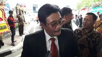 Mantan Wagub DKI Jakarta Djarot Saiful Hidayat menghadiri pelantikan anggota DPRD DKI Jakarta periode 2019-2024, Senin (26/8/2019). (Liputan6.com/ Ika Defianti)