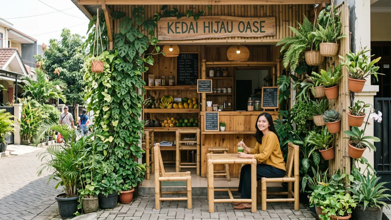 Desain Warung Kecil Depan Rumah