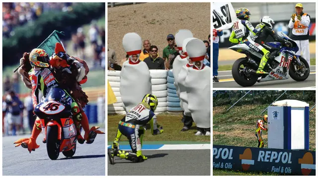 Selebrasi Valentino Rossi
