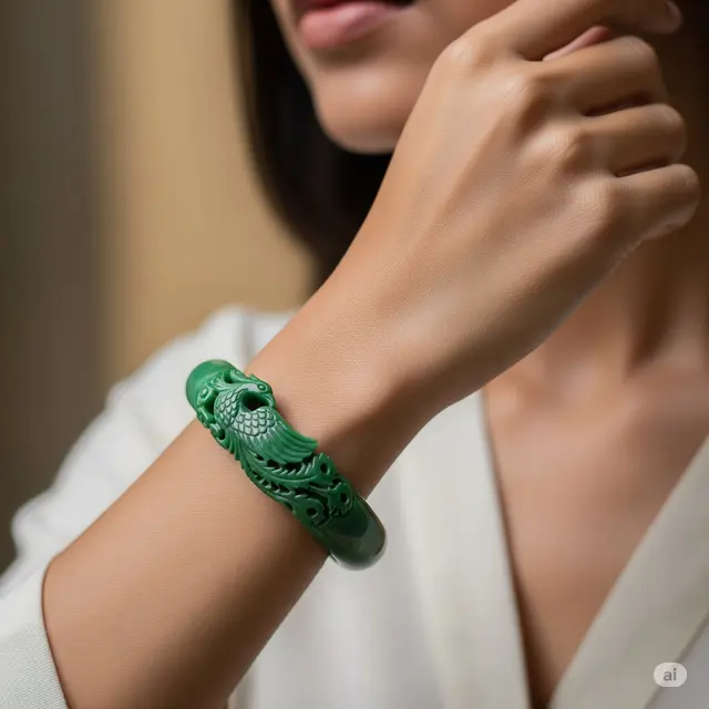 Model Gelang Batu Giok Wanita Terbaik 2025. Foto: Gemini