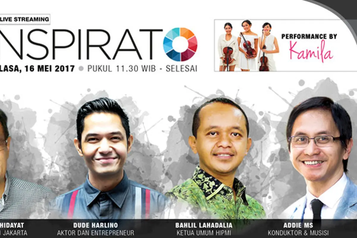 Saksikan Live Streaming  INSPIRATO dengan 4 Tokoh Kebangsaan