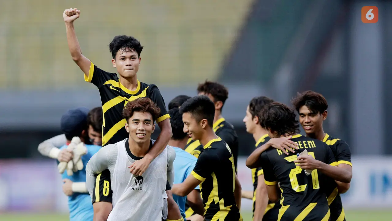 Foto: Luapan Kebahagiaan Timnas Laos dan Malaysia Usai Dipastikan Tampil di Final Piala AFF U-19 2022