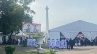 Jelang Pelantikan Kepala Daerah, Situasi Kawasan Monas dan Istana Ramai Lancar