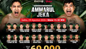 Jadwal Byon Combat Showbiz 8: Duel Sengit dari Fighter Undercard Sampai Main Card di Vidio
