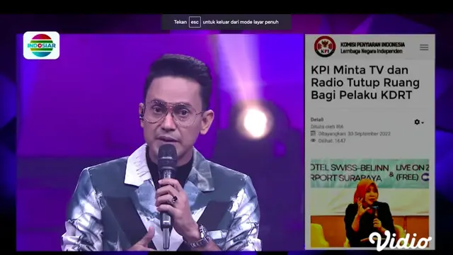 Sesuai Imbauan KPI Soal Pelaku KDRT, Indosiar Umumkan Pecat Rizky Billar sebagai Host Dangdut Academy