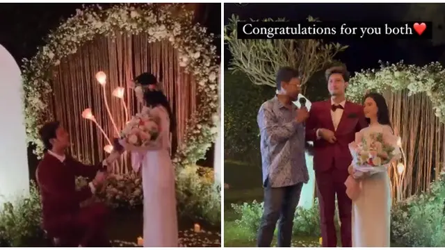 6 Momen Lamaran Aditya Zoni dan Yasmine, Usai Bertemu Langsung Gelar Acara