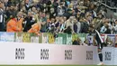 Pihak Newcastle pun menyatakan, seorang fans yang mendapat perawatan tersebut langsung dilarikan ke rumah sakit dalam kondisi stabil. (AP/Jon Super)