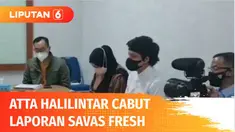 Youtuber Atta Halilintar mencabut laporan polisi terkait kasus pencemaran nama baik yang dilakukan pemilik kanal Youtube Savas Fresh, Sepdiansyah. Sebelum mencabut laporan polisi, Atta bersama sang istri, Aurel Hermansyah, sempat menemui tersangka.
