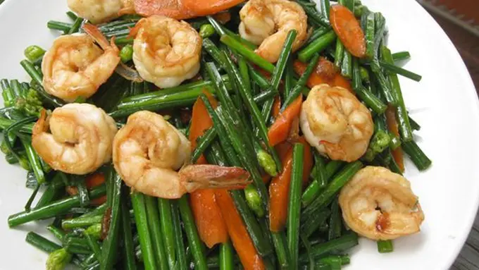 Tumis bunga bawang/copyright My Asian Kitchen