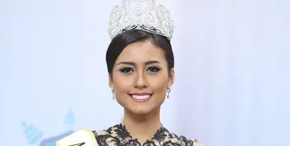 Maria Harfanti adalah pemenang dari ajang kontes kecantikan Miss Indonesia 2015, perwakilan dari DI Yogyakarta.  ( Andie Masela/Bintang.com)