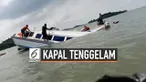 Kecelakaan kapal tenggelam terjadi di perairan Kepulauan Riau. Kapal cepat membawa ratusan kotak sayuran karam setelah menabrak batu karang.