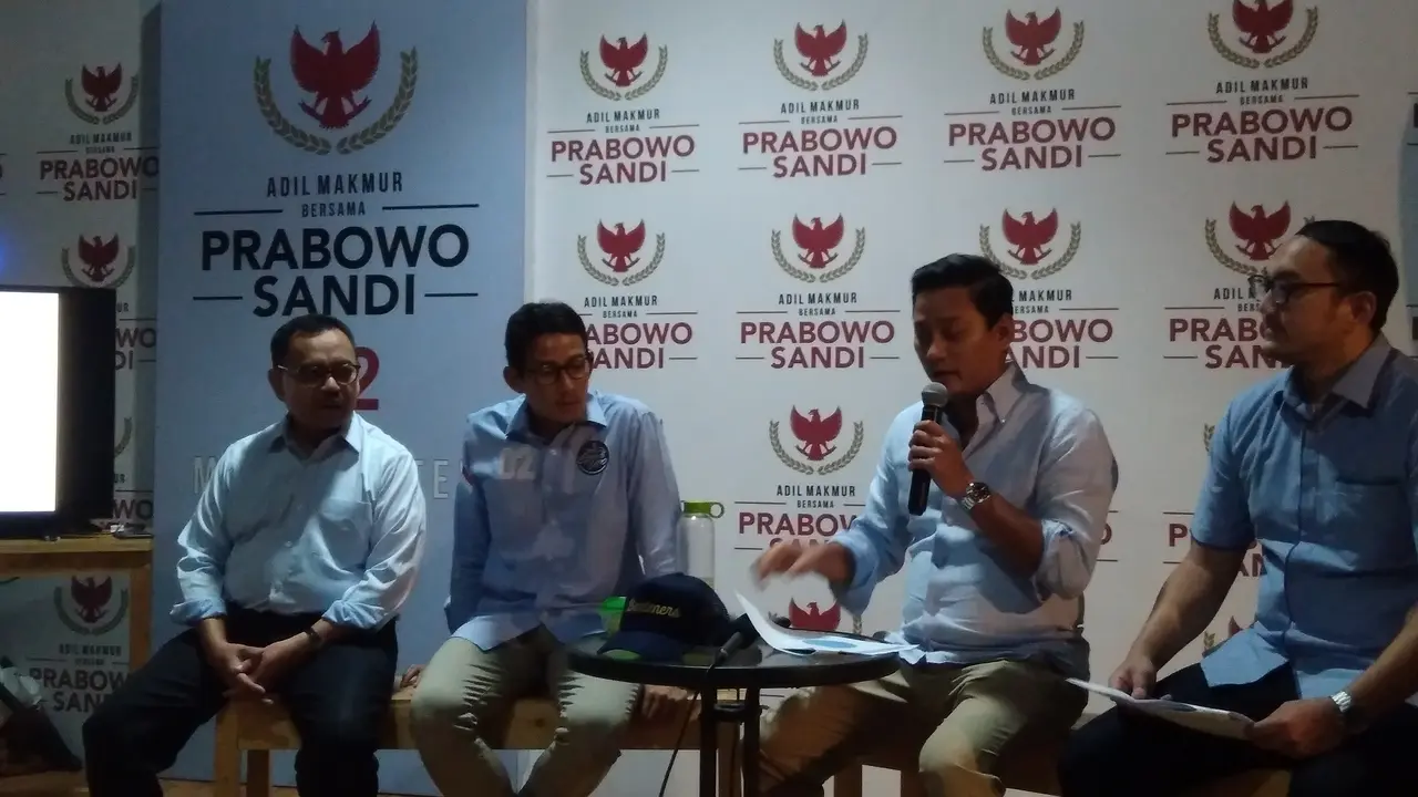 Tim Prabowo Subianto dan Sandiaga Uno kembali melaporkan penerimaan dana kampanye.