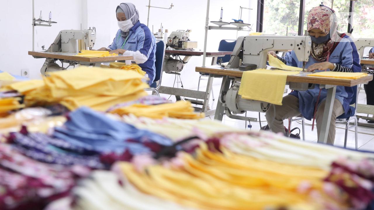 Pemkot Tangerang Produksi Masker Kain