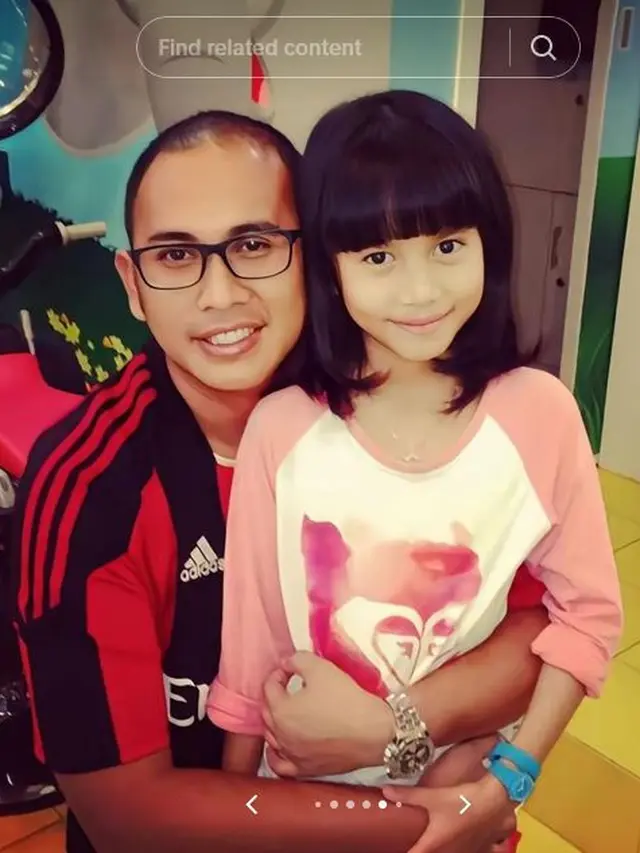 6 Foto Lawas Azizah Salsha Kecil Bersama Ayahnya, Andre Rosiade Muda Curi Perhatian