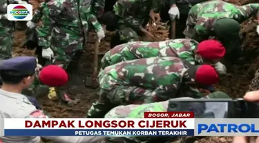 Penemuan jasad Adit menandakan berakhirnya pencarian kelima korban longsor di Cijeruk, Sukabumi, Jawa Barat.