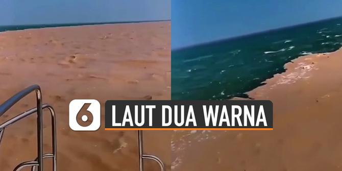 VIDEO: Unik, Air Laut Memiliki Dua Warna