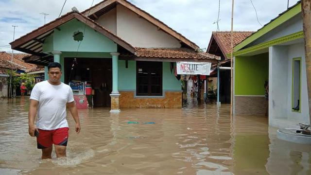 Ratusan Rumah di Cirebon Terendam Banjir di Cirebon