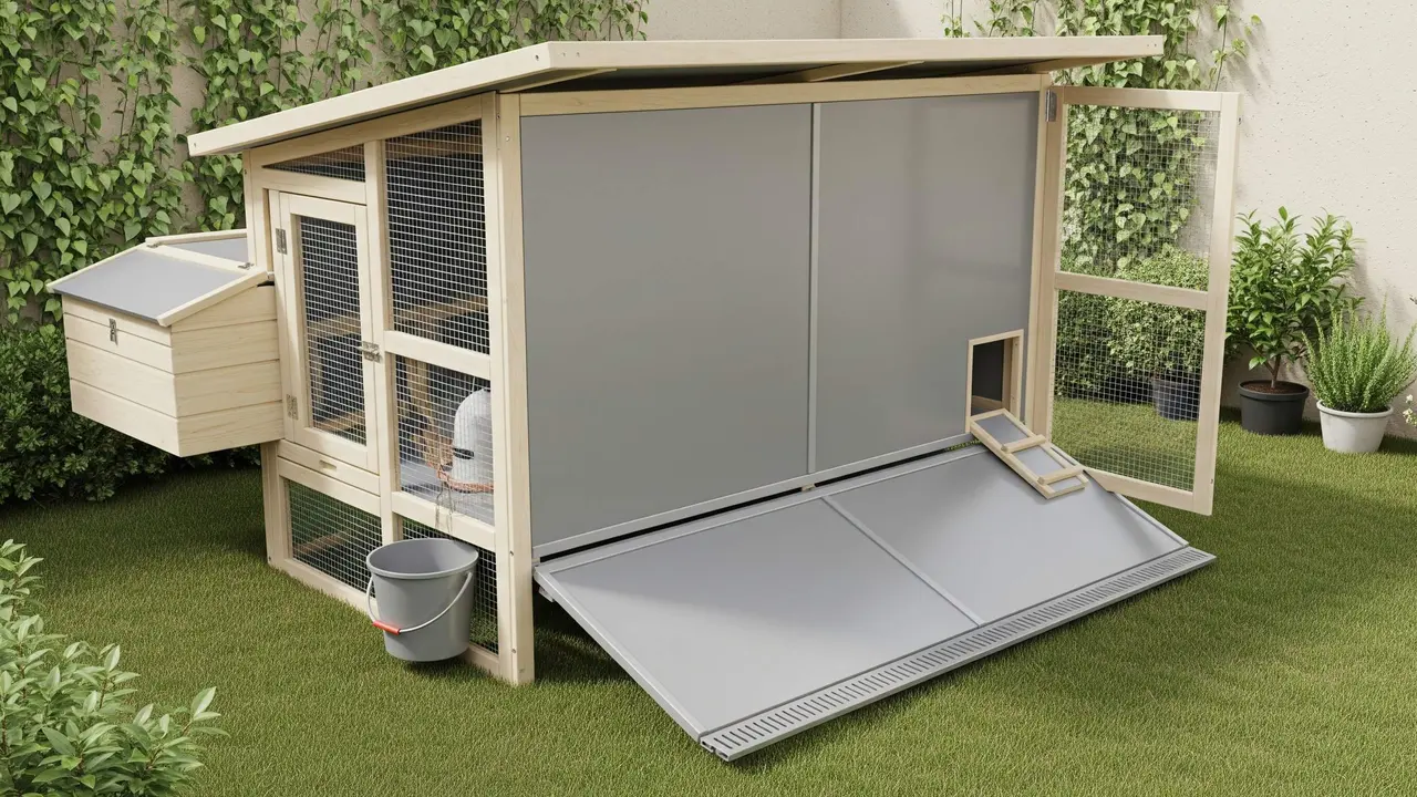 Desain Kandang Ayam di Halaman Rumah Sempit Tanpa Bau