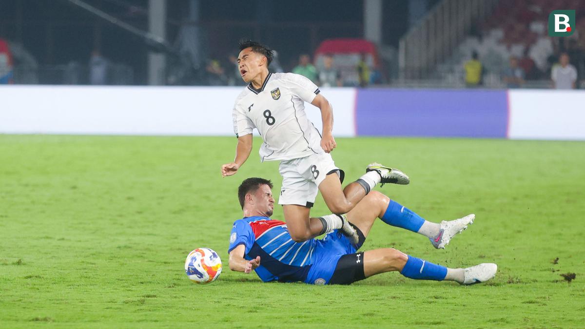 Foto: Timnas Indonesia U-23 Susah Payah Taklukkan Filipina, Menang Berkat Gol Bunuh Diri