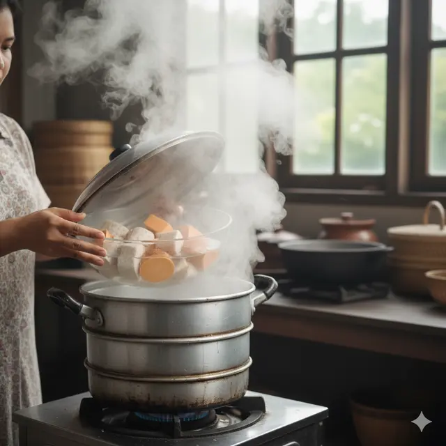 Trik Mengukus Polo Pendem untuk Dijual agar Tidak Pecah, Tetap Mulus dan Lembut untuk Produksi Harian