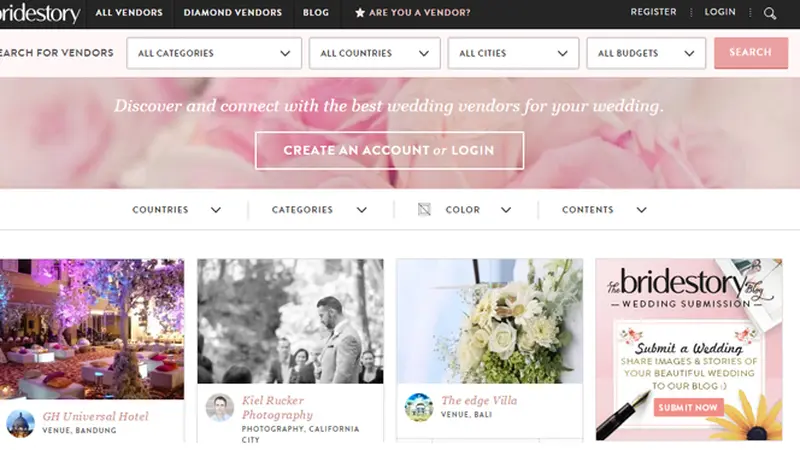 Situs Wedding Bridestory Lebarkan Sayap ke Singapura