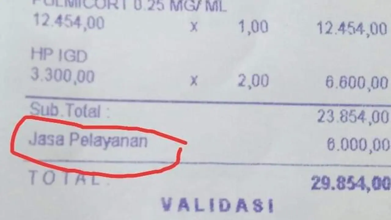 Uang Jasa Pelayanan