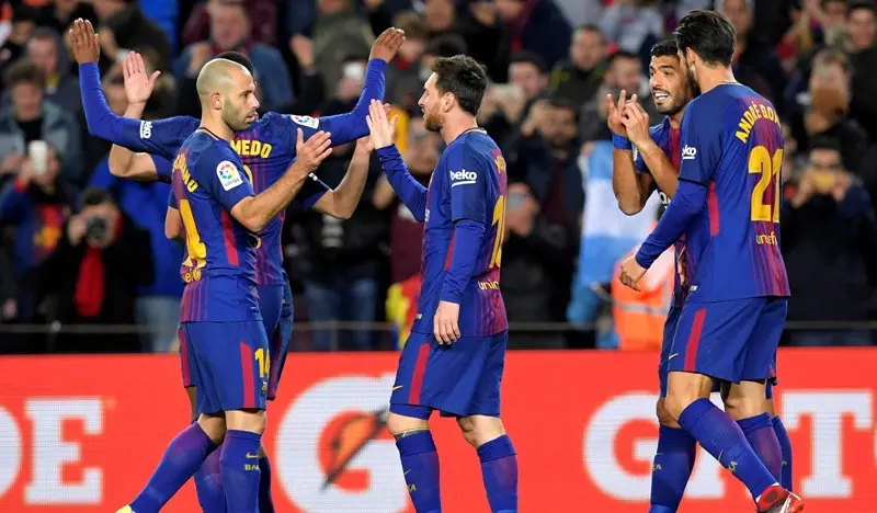 Barcelona Vs Celta Vigo (AFP/Lluis Gene)