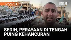 Warga Khiam, kota perbatasan Lebanon, menggelar iftar bersama di antara reruntuhan akibat serangan Israel. Dengan semangat "Resistance and Challenge" (Daya Tahan dan Perlawanan), mereka bertekad untuk tetap bertahan di tanah mereka meski dihantam per...
