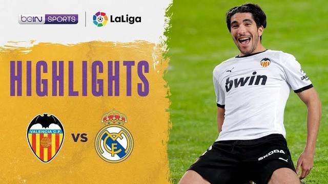 Berita video highlights Real Madrid dibungkam Valencia 1-4 pada pekan kesembilan Liga Spanyol 2020/2021, di mana 3 gol penalti tercipta dalam laga tersebut, Senin (9/11/2020) dinihari WIB.