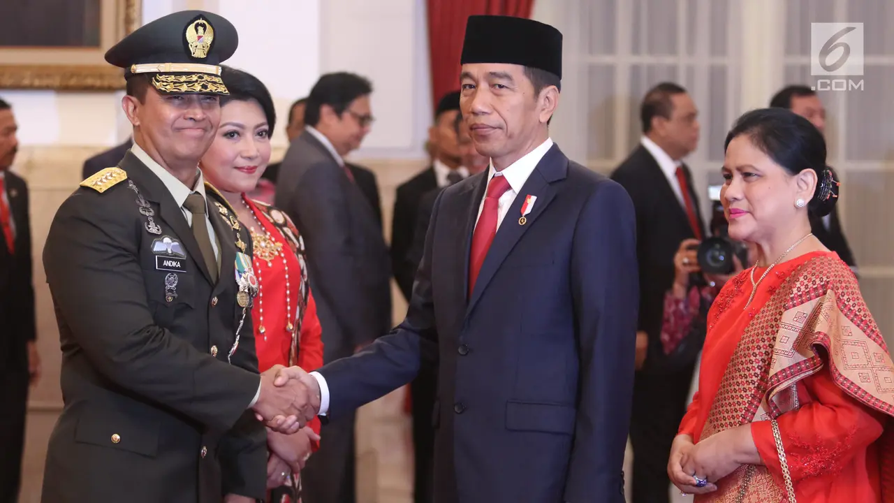 Jokowi Resmi Lantik Andika Perkasa Jadi KSAD
